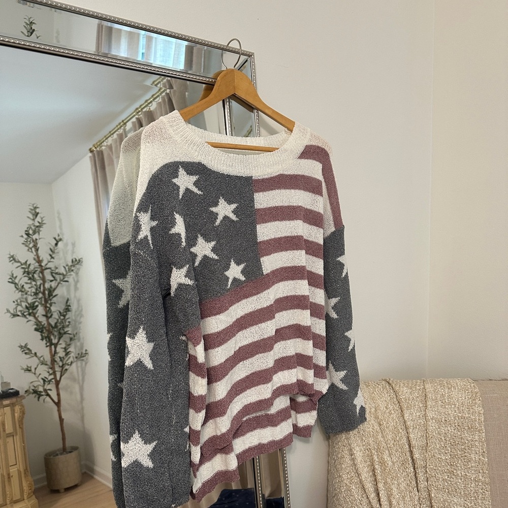 Vici Dolls Party in the USA oversized pullover